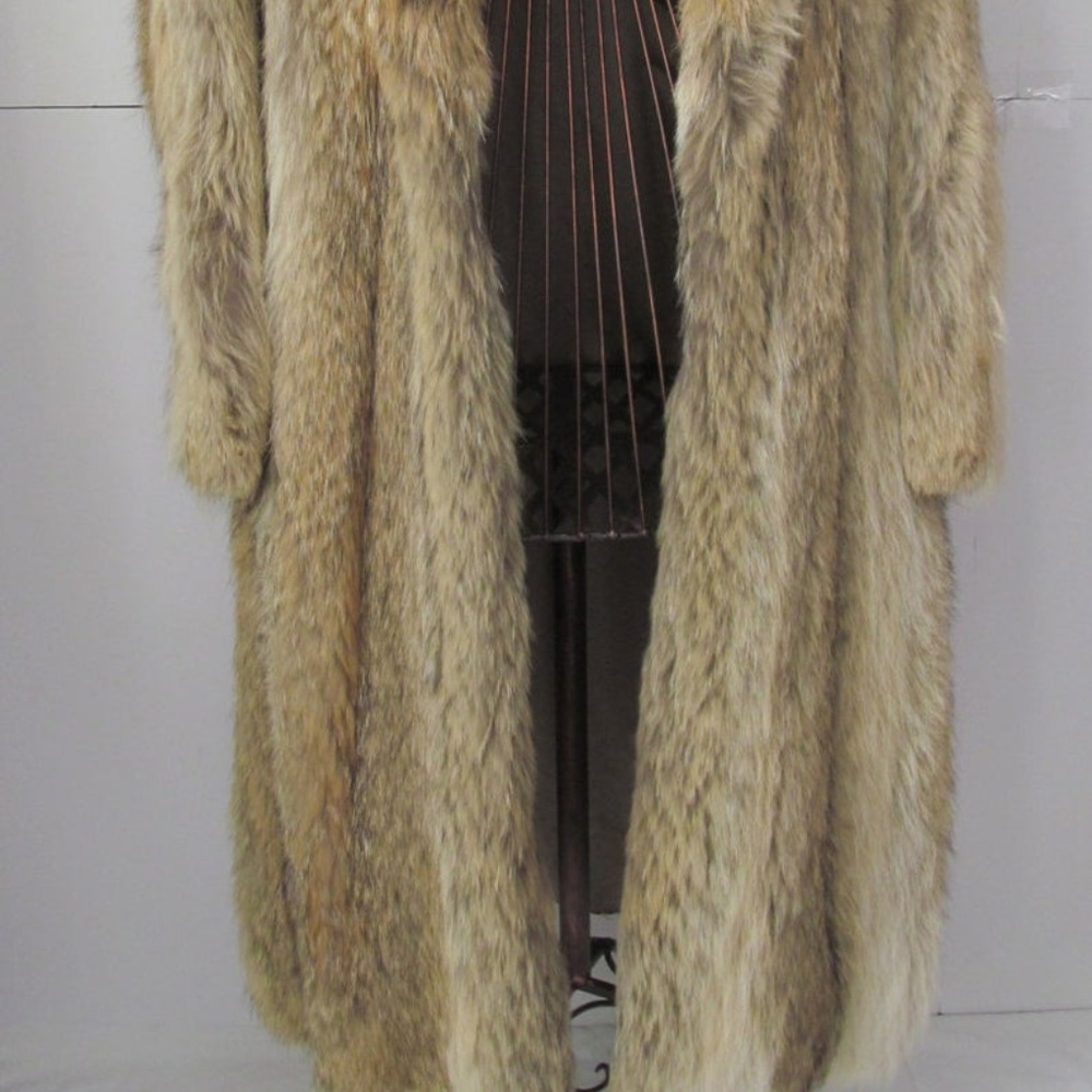 Full Length Fur Jacket Red Fox Long Coat Luxurious - Picture 5 of 7